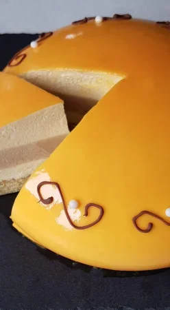 Entremet mirabelles et speculoos