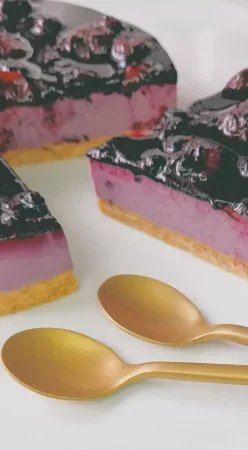 Cheesecake à la myrtille