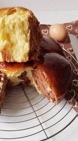 Brioche butchy bicolore