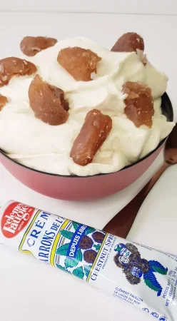 Ganache montée à la crème de marrons