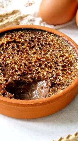 Crème brûlée au chocolat