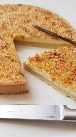 Tarte crème brûlée