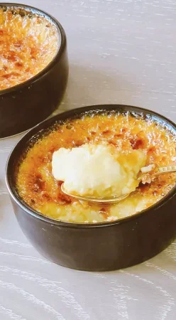 Crème brûlée à l'orange