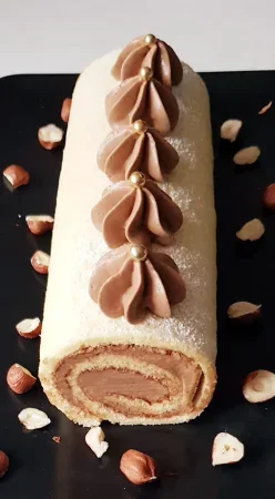 Roulé praliné