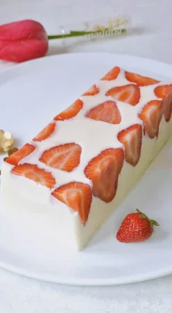 Terrine fraises et fromage blanc