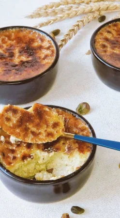 Crème brûlée pistache