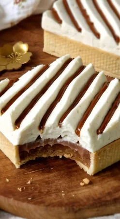 Tartelette praliné, chocolat et vanille