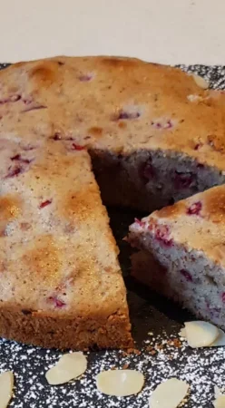 Financier framboise à partager