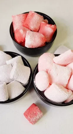 Guimauves aromatisées