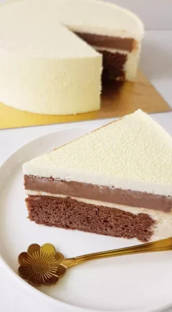 Entremet noix de coco et chocolat