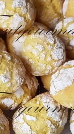 Craquelés au citron (Crinkles lemon)
