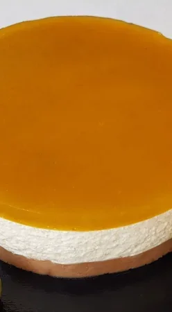 Bavarois aux prunes jaunes