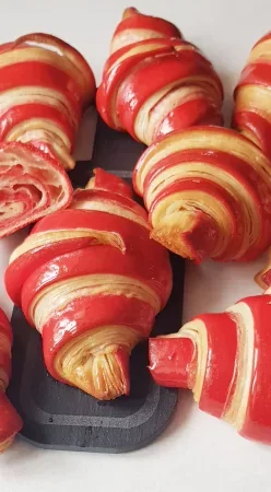 Croissant bicolore