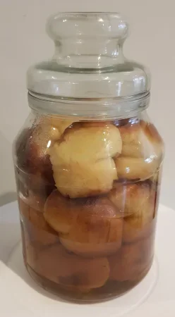 Baba au rhum en bocal