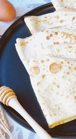 Crêpes à l'eau gazeuse