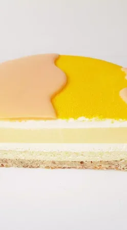 Entremet citron, thym et miel