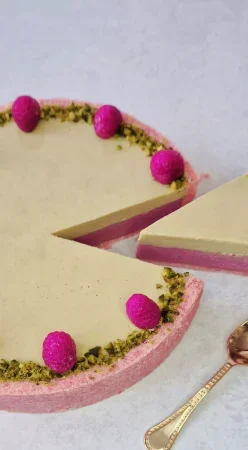 Tarte framboises et pistache TM