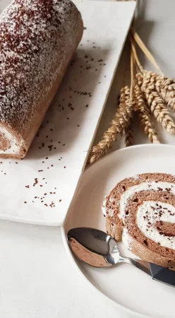 Roulé stracciatella