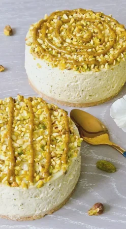 Cheesecake à la pistache