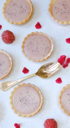 Mini tartelettes à la framboise