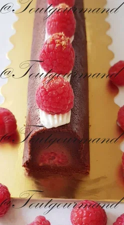 Fondant chocolat et framboises