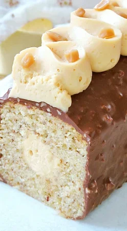Cake amande et caramel