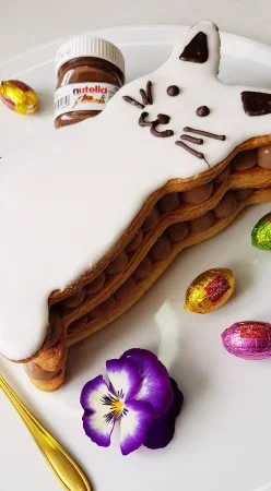 Mille feuille de Pâques au nutella