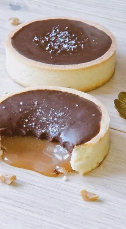 Tartelettes caramel et chocolat