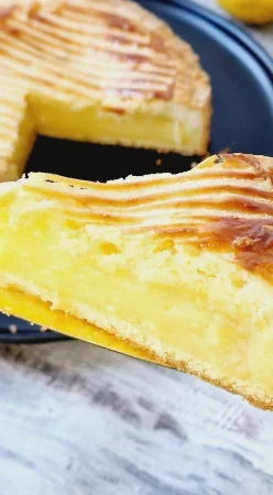 Gâteau basque au citron
