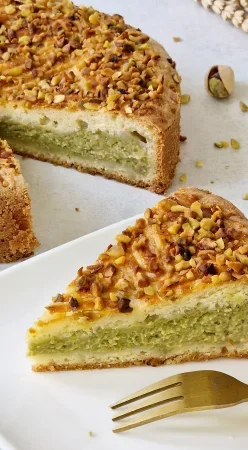 Gâteau basque à la pistache