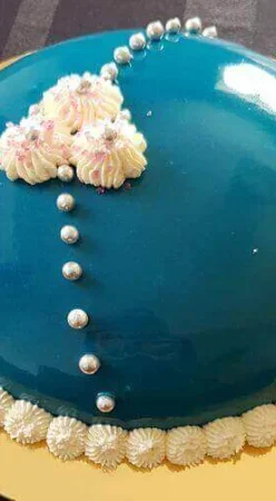 Entremet vanille et cerise