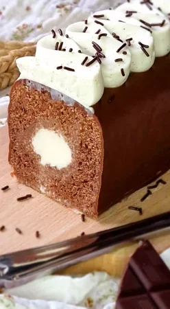 Cake chocolat et vanille