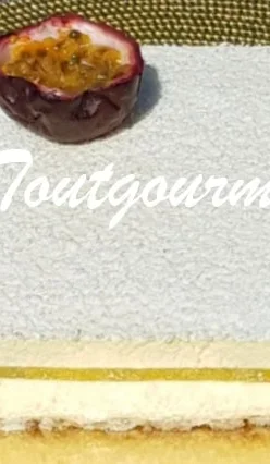 Entremet coco et passion