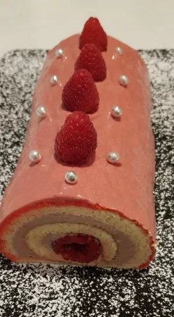 Roulé framboises