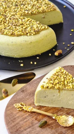 Flan à la pistache sans pâte