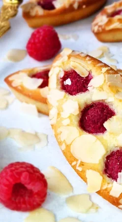 Financiers amande et framboise