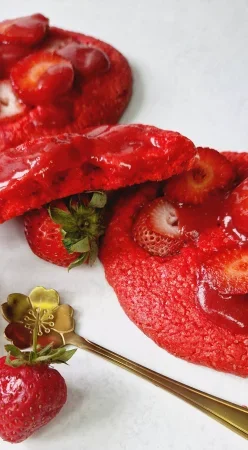 Cookies à la fraise
