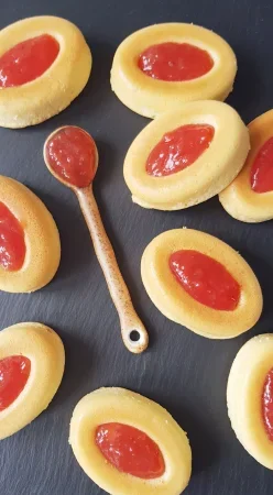 Petits moelleux à la confiture
