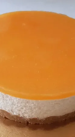 Bavarois à la pêche