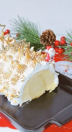 Bûche au citron meringué