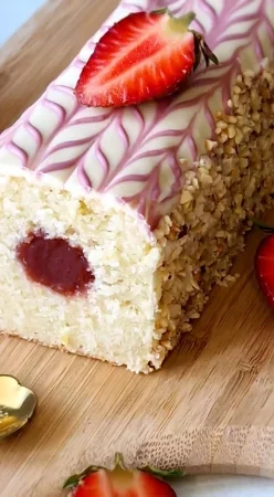Cake citron et fraise