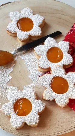 sablés à la confiture
