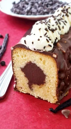 Cake vanille et chocolat