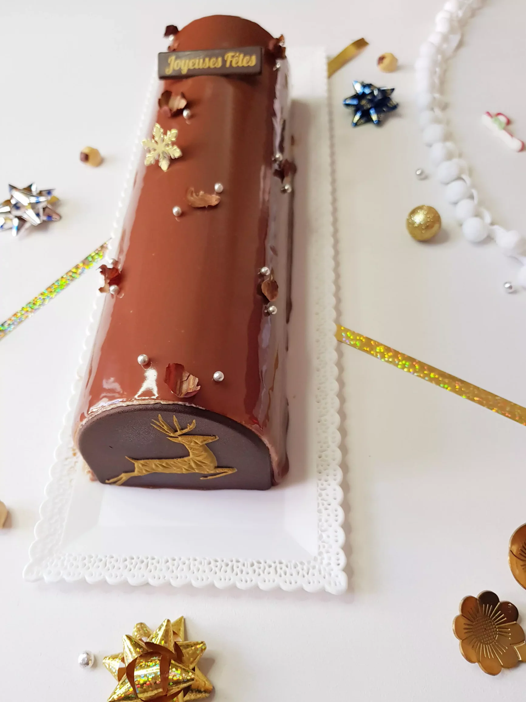 Glaçage miroir chocolat au lait sans glucose sans lait concentré