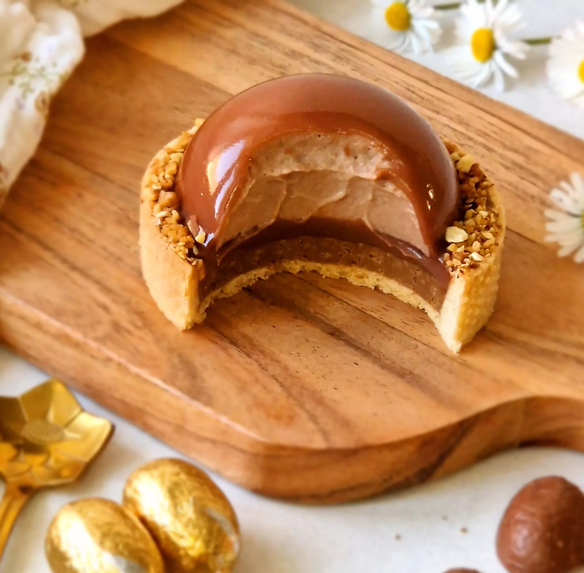 Ganache au chocolat au lait